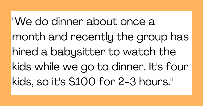 Friendship Dilemma: Should the Child-Free Friend Pay for Babysitting?