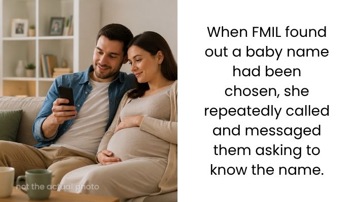 Nosy MIL Rushes to Announce Fake Baby Name Online Before Learning the Truth